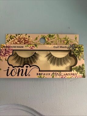 ioni Curl Medium Cluster 3D Faux Mink Lashes - Black